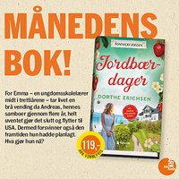 MÅNEDENS BOK: Jordbærdager ARK Bokhandel