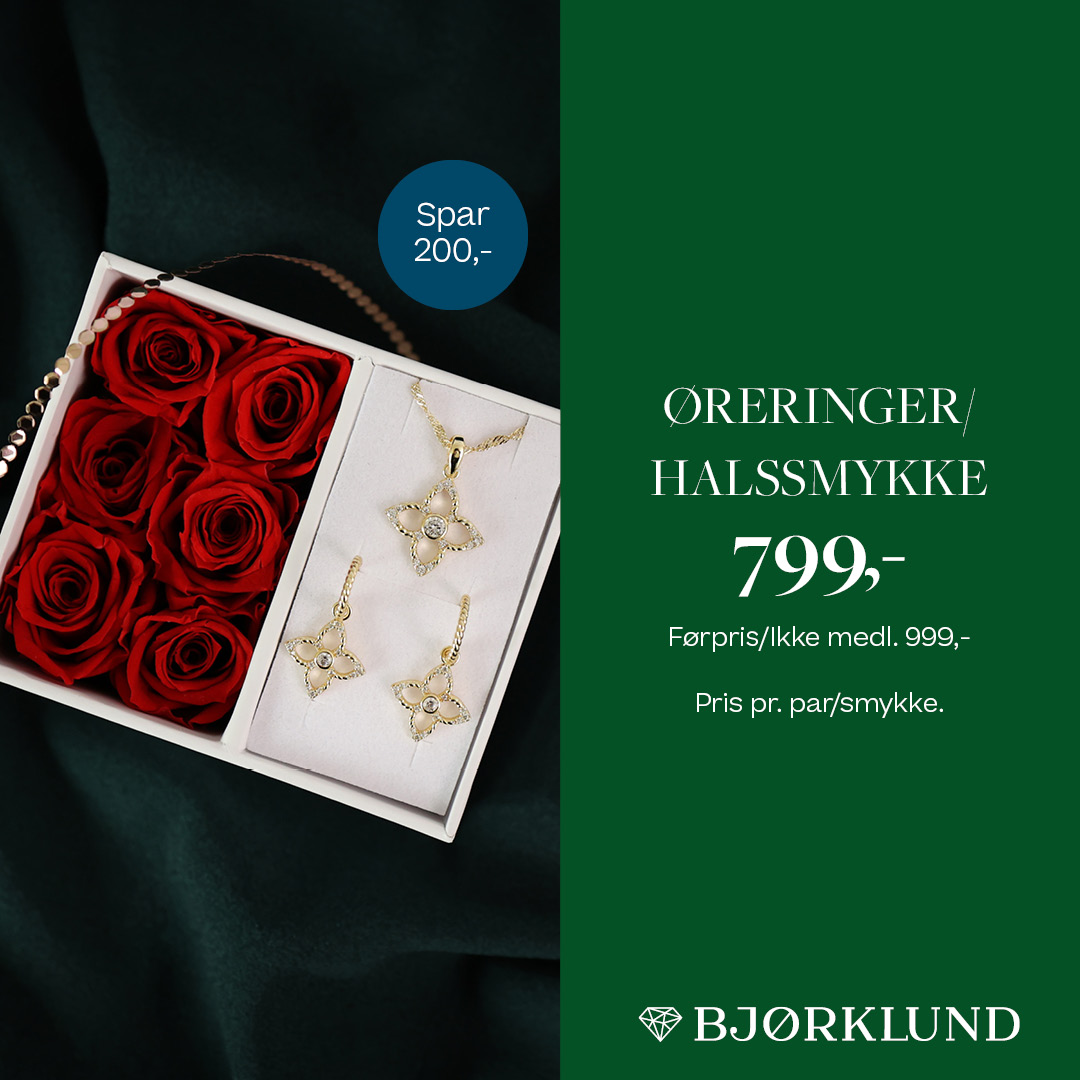 Nydlige smykke sett! Bjørklund Kilden