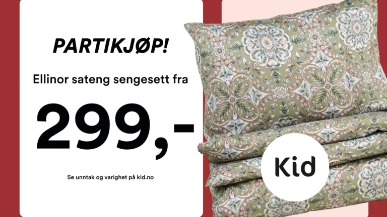 Partikjøp uke 44 Kid Interiør AS