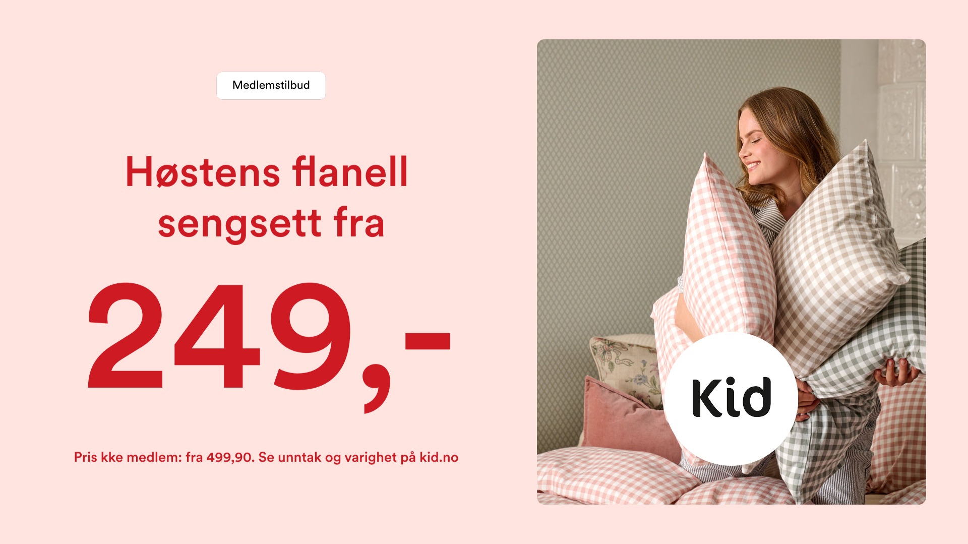 Flanelll 249.- Kid Interiør AS