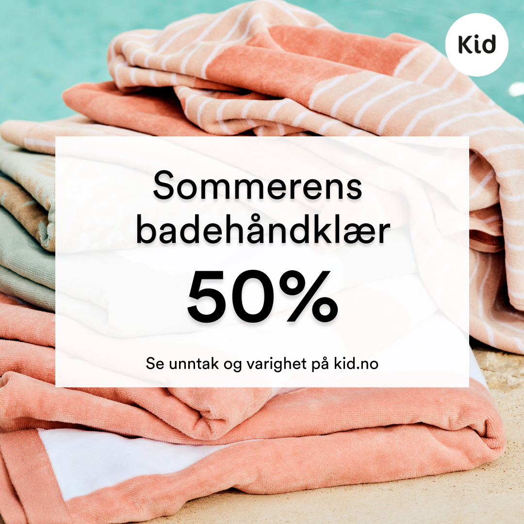 Sommerens badehåndkær Kid Interiør AS